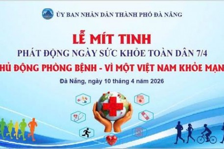 Đà Nẵng: hàng ngàn người sẽ đi bộ để hưởng ứng Ngày Sức khỏe toàn dân