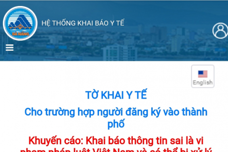 Hướng dẫn công dân đăng ký trực tuyến vào thành phố Đà Nẵng