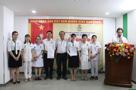 Công bố Quyết định thành lập Công đoàn cơ sở Công ty cổ phần  Bệnh viện Mắt Sài Gòn – Sông Hàn
