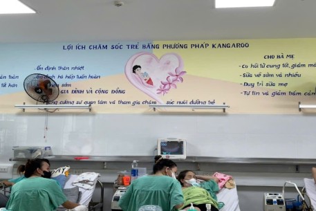 Phòng Kangaroo của Bệnh viện Phụ Sản-Nhi Đà Nẵng -  Mô hình cần nhân rộng