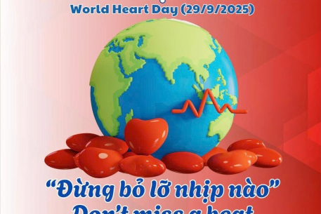 Hưởng ứng Ngày Tim mạch Thế giới – World Heart Day (29/9/2025)