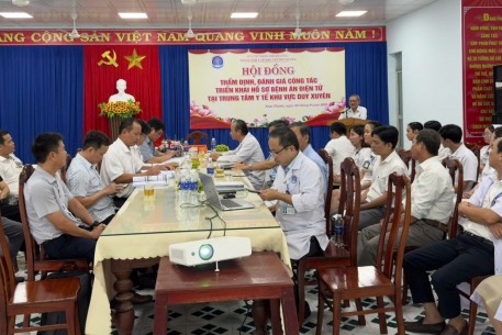 Thẩm định, đánh giá công tác triển khai hồ sơ bệnh án điện tử tại Trung tâm y tế Khu vực Duy Xuyên