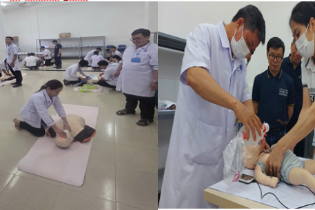 Trung tâm Cấp cứu Đà Nẵng tổ chức khóa đào tạo Hồi sinh tim phổi theo tiêu chuẩn AHA
