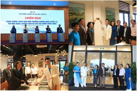 Phát động Chiến dịch tăng cường thực hiện môi trường không khói thuốc lá tại nhà hàng, khách sạn và các địa điểm công cộng Phát động Chiến dịch tăng cường thực hiện môi trường không khói thuốc lá tại nhà hàng, khách sạn và các địa điểm công cộng
