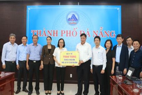 Bộ Y tế kiểm tra công tác xử lý môi trường, phòng chống dịch bệnh sau mưa, lũ tại Đà Nẵng