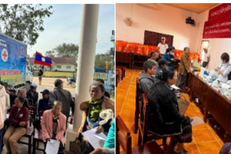 Đoàn bác sĩ Đà Nẵng khám bệnh miễn phí tại nước bạn Lào