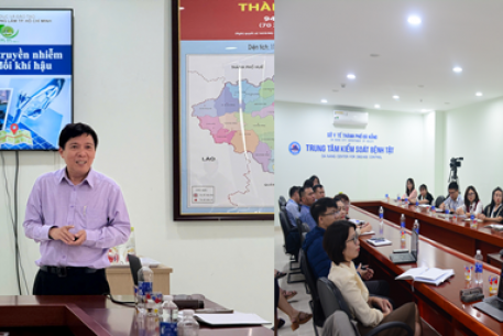Hội thảo về “Hệ thống cảnh báo sớm các bệnh Truyền nhiễm liên quan đến ngập lụt do biến đổi khí hậu”