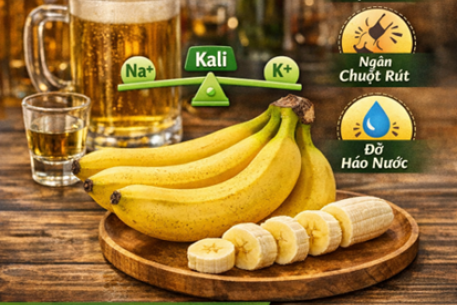 5 loại thực phẩm giúp giảm say và bảo vệ dạ dày trong dịp Tết