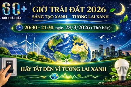 Giờ trái đất 2026: Sáng tạo xanh – Tương lai xanh”