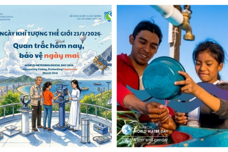 Hưởng ứng ngày nước thế giới 22/3 và ngày khí tượng thế giới 23/3 năm 2026