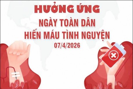Kỷ niệm 26 năm Ngày Toàn dân hiến máu tình nguyện 7/4