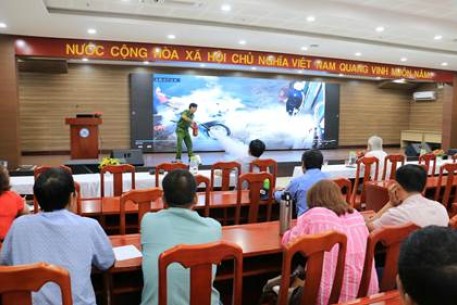 Trung tâm Kiểm soát bệnh tật Đà Nẵng tập huấn nâng cao năng lực phòng cháy chữa cháy và cứu hộ cứu nạn tại các cơ sở
