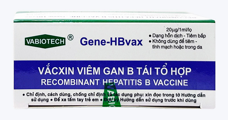 VẮC XIN GENE HBVAX (VIỆT NAM): PHÒNG BỆNH VIÊM GAN B