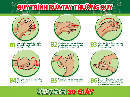 vệ sinh tay