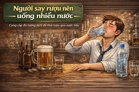 Những việc nên làm sau khi uống rượu