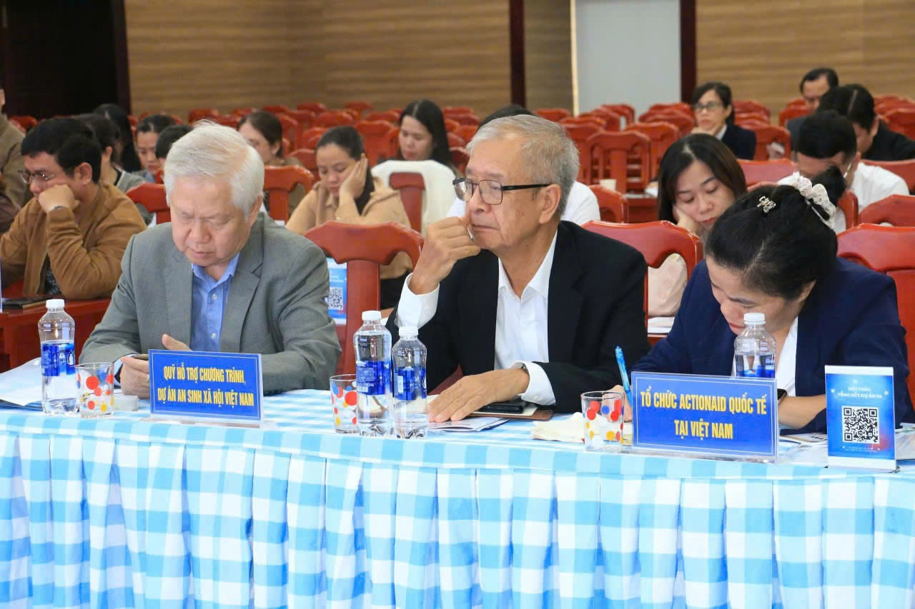 Đại diện Tổ chức ActionAid và Quỹ AFV 