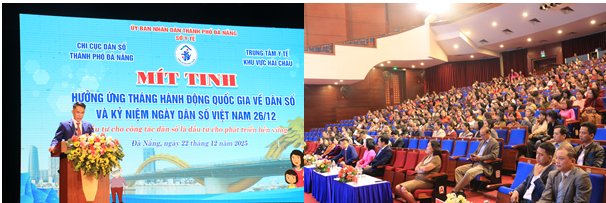 ThS.BS. Trương Quang Bình - Phó Giám đốc Sở Y tế phát biểu tại Lễ Mít tinh.