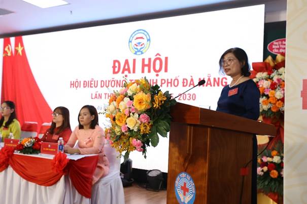 Bà Nguyễn Thị Quảng Trị, Chủ tịch Hội Điều dưỡng TP. Đà Nẵng