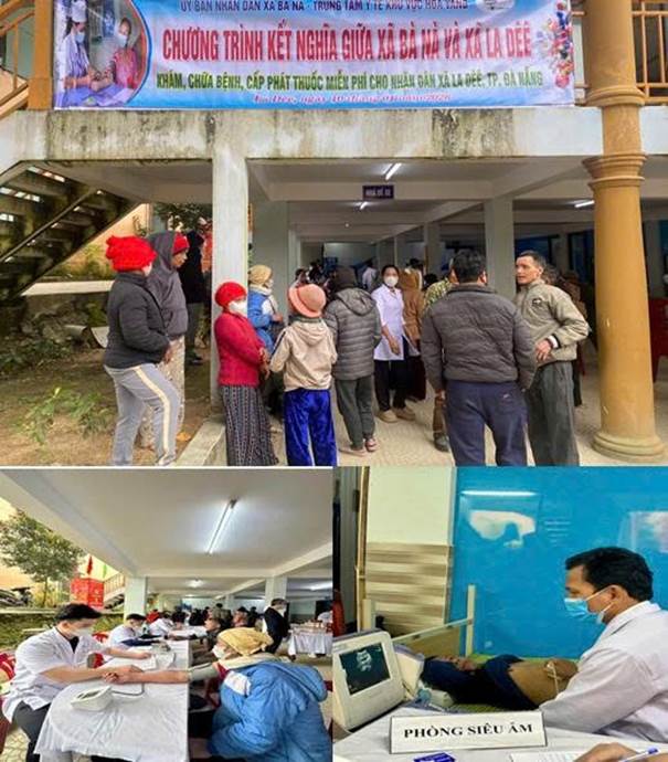 Hoạt động khám sức khoẻ tại xã La Dêê