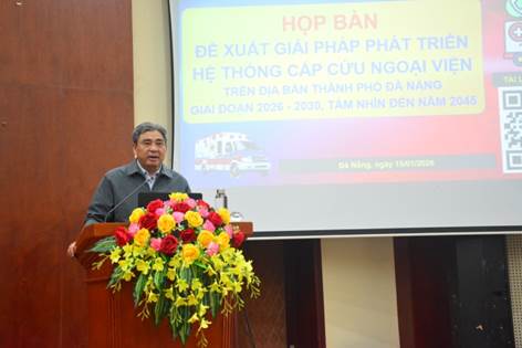 BS CKII Trương Văn Trình - PGĐ Sở Y tế phát biểu khai mạc cuộc họp