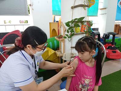 bao phủ tiêm chủng