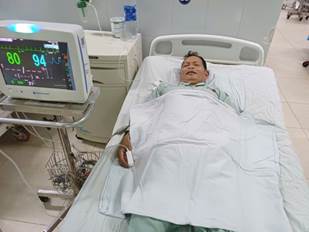 Bệnh nhân A.V hiện đã ổn định sức khỏe và đang theo dõi thêm, chờ xuất viện