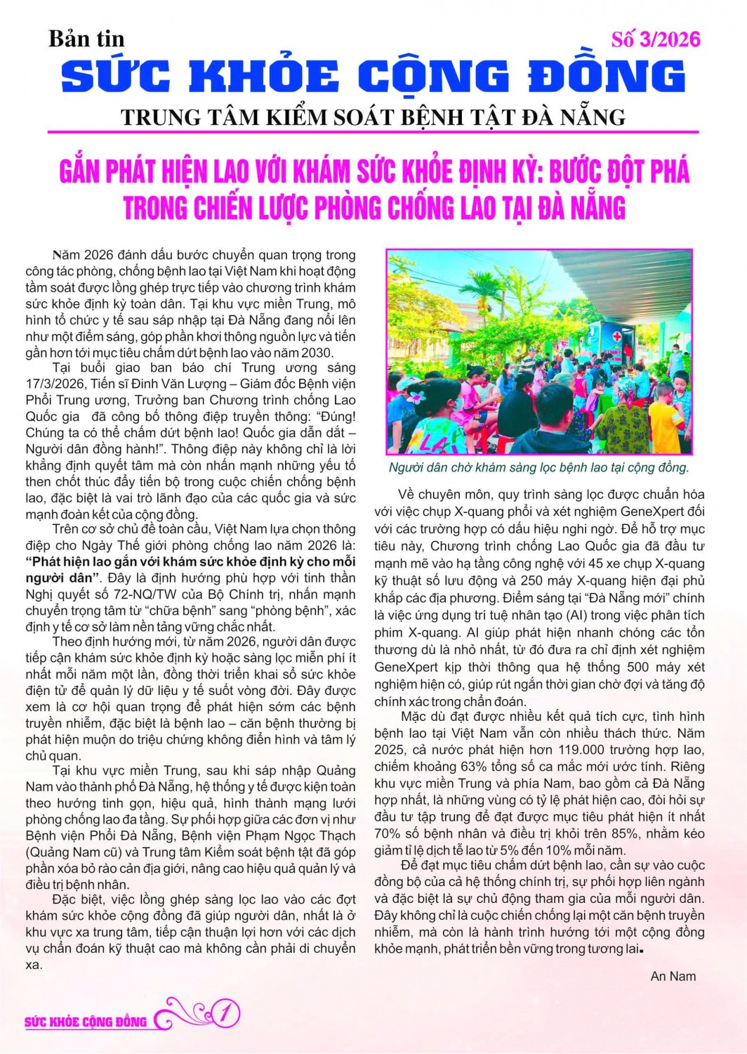 Bản tin Sức khoẻ cộng đồng kỳ 3